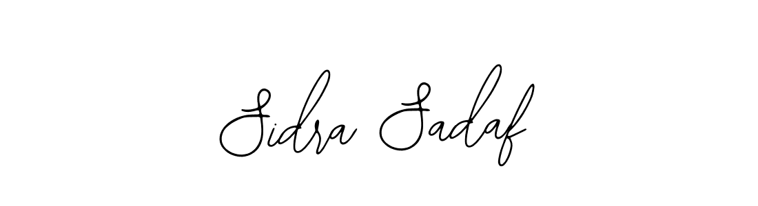 How to make Sidra Sadaf name signature. Use Bearetta-2O07w style for creating short signs online. This is the latest handwritten sign. Sidra Sadaf signature style 12 images and pictures png