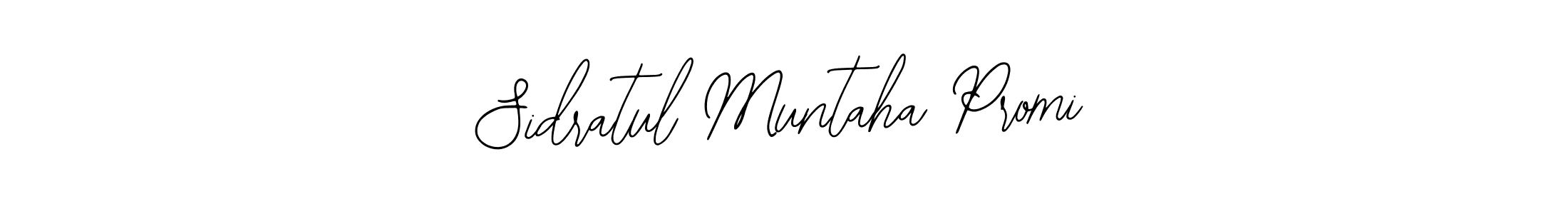 if you are searching for the best signature style for your name Sidratul Muntaha Promi. so please give up your signature search. here we have designed multiple signature styles  using Bearetta-2O07w. Sidratul Muntaha Promi signature style 12 images and pictures png