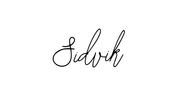 Create a beautiful signature design for name Sidvik. With this signature (Bearetta-2O07w) fonts, you can make a handwritten signature for free. Sidvik signature style 12 images and pictures png
