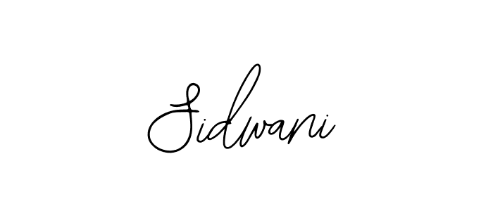 Design your own signature with our free online signature maker. With this signature software, you can create a handwritten (Bearetta-2O07w) signature for name Sidwani. Sidwani signature style 12 images and pictures png