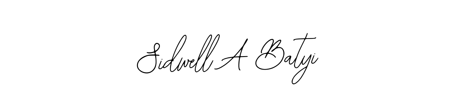 Design your own signature with our free online signature maker. With this signature software, you can create a handwritten (Bearetta-2O07w) signature for name Sidwell A Batyi. Sidwell A Batyi signature style 12 images and pictures png