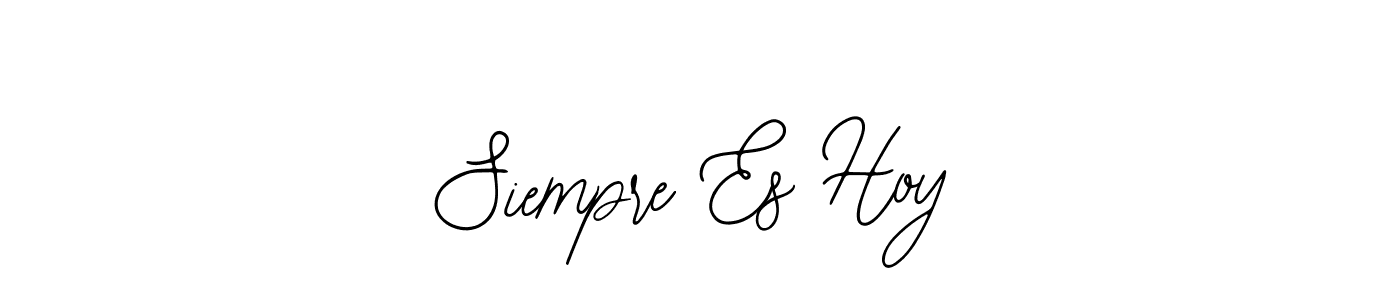 How to Draw Siempre Es Hoy signature style? Bearetta-2O07w is a latest design signature styles for name Siempre Es Hoy. Siempre Es Hoy signature style 12 images and pictures png