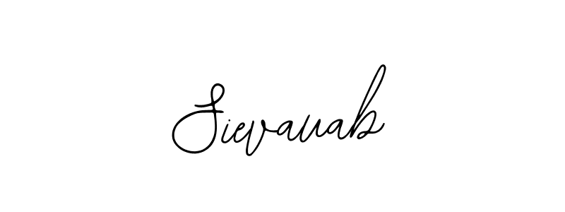 How to make Sievauab signature? Bearetta-2O07w is a professional autograph style. Create handwritten signature for Sievauab name. Sievauab signature style 12 images and pictures png