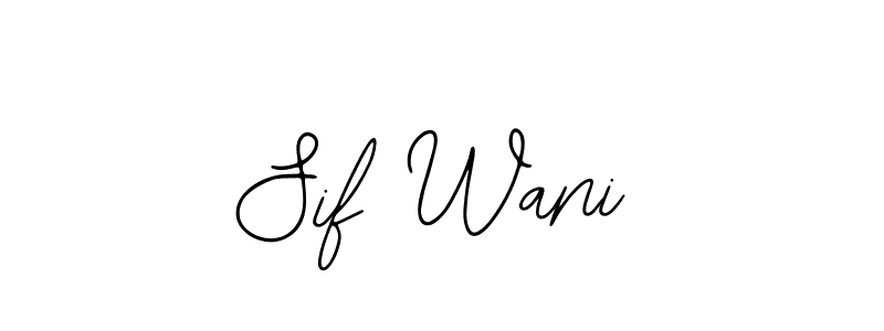 Also we have Sif Wani name is the best signature style. Create professional handwritten signature collection using Bearetta-2O07w autograph style. Sif Wani signature style 12 images and pictures png