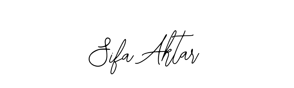 Design your own signature with our free online signature maker. With this signature software, you can create a handwritten (Bearetta-2O07w) signature for name Sifa Aktar. Sifa Aktar signature style 12 images and pictures png