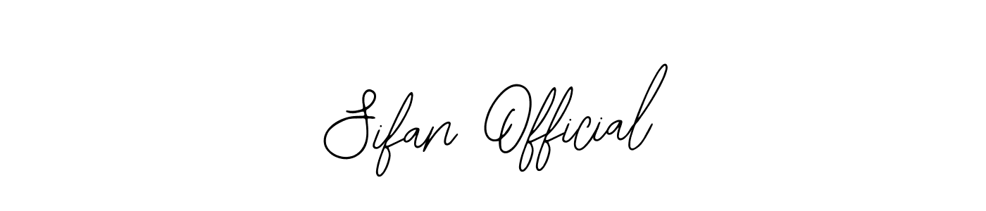 Also You can easily find your signature by using the search form. We will create Sifan Official name handwritten signature images for you free of cost using Bearetta-2O07w sign style. Sifan Official signature style 12 images and pictures png