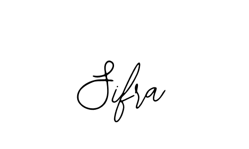 Use a signature maker to create a handwritten signature online. With this signature software, you can design (Bearetta-2O07w) your own signature for name Sifra. Sifra signature style 12 images and pictures png