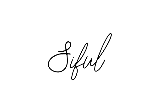 How to make Siful signature? Bearetta-2O07w is a professional autograph style. Create handwritten signature for Siful name. Siful signature style 12 images and pictures png