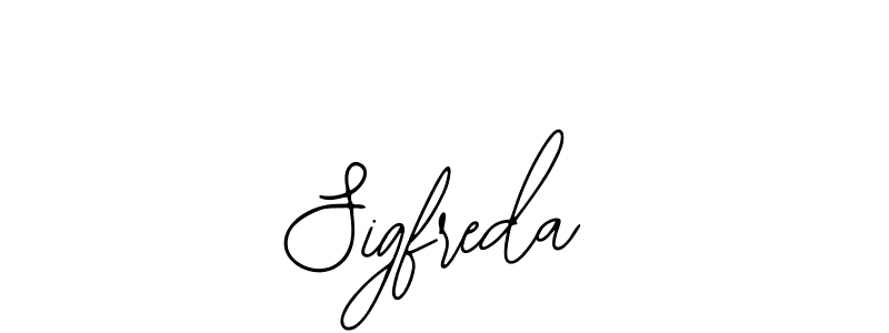Sigfreda stylish signature style. Best Handwritten Sign (Bearetta-2O07w) for my name. Handwritten Signature Collection Ideas for my name Sigfreda. Sigfreda signature style 12 images and pictures png
