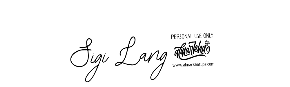 Use a signature maker to create a handwritten signature online. With this signature software, you can design (Bearetta-2O07w) your own signature for name Sigi Lang!. Sigi Lang! signature style 12 images and pictures png