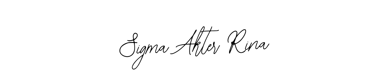 This is the best signature style for the Sigma Akter Rina name. Also you like these signature font (Bearetta-2O07w). Mix name signature. Sigma Akter Rina signature style 12 images and pictures png