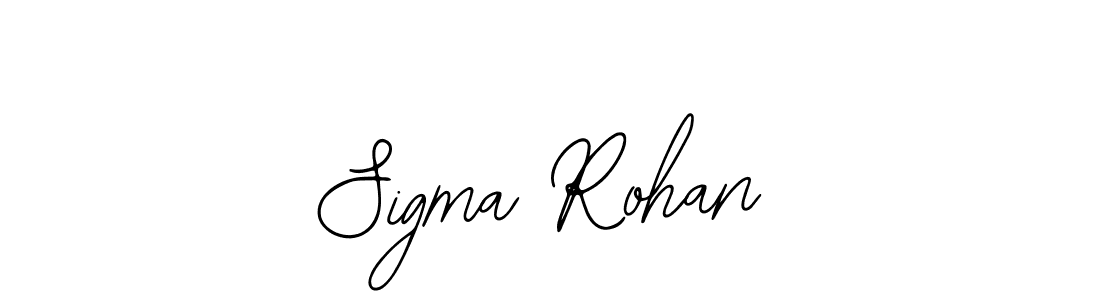 How to make Sigma Rohan signature? Bearetta-2O07w is a professional autograph style. Create handwritten signature for Sigma Rohan name. Sigma Rohan signature style 12 images and pictures png