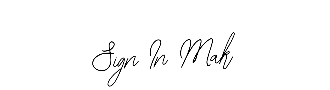 Bearetta-2O07w is a professional signature style that is perfect for those who want to add a touch of class to their signature. It is also a great choice for those who want to make their signature more unique. Get Sign In Mak name to fancy signature for free. Sign In Mak signature style 12 images and pictures png