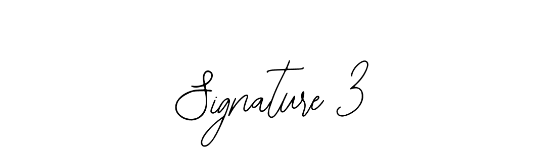 Design your own signature with our free online signature maker. With this signature software, you can create a handwritten (Bearetta-2O07w) signature for name Signature 3. Signature 3 signature style 12 images and pictures png