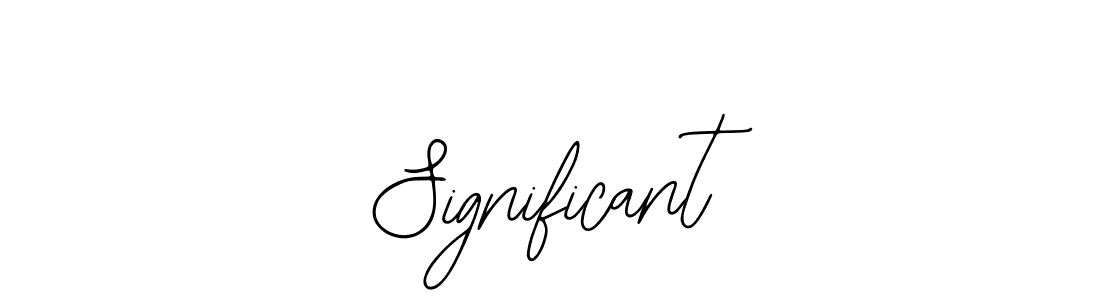 How to make Significant signature? Bearetta-2O07w is a professional autograph style. Create handwritten signature for Significant name. Significant signature style 12 images and pictures png