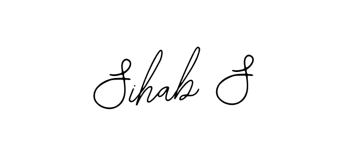 How to make Sihab S signature? Bearetta-2O07w is a professional autograph style. Create handwritten signature for Sihab S name. Sihab S signature style 12 images and pictures png