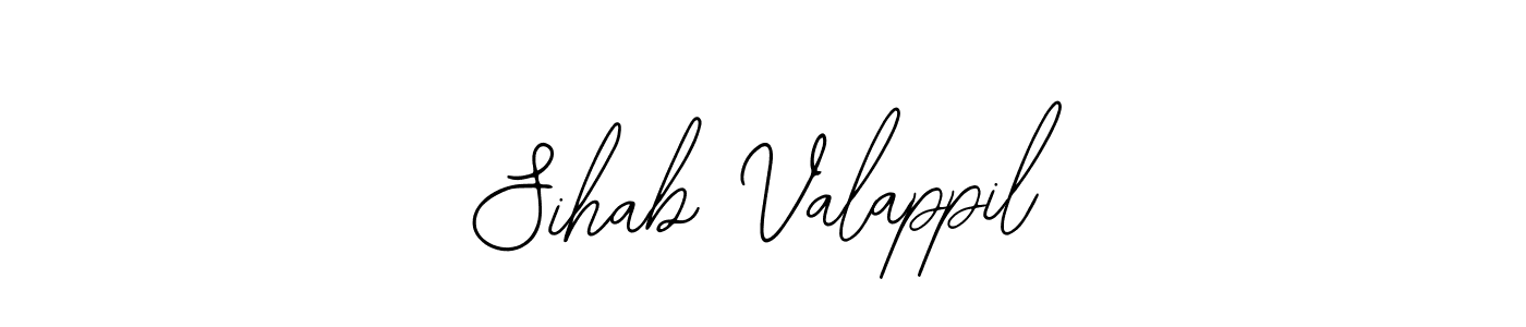 Design your own signature with our free online signature maker. With this signature software, you can create a handwritten (Bearetta-2O07w) signature for name Sihab Valappil. Sihab Valappil signature style 12 images and pictures png