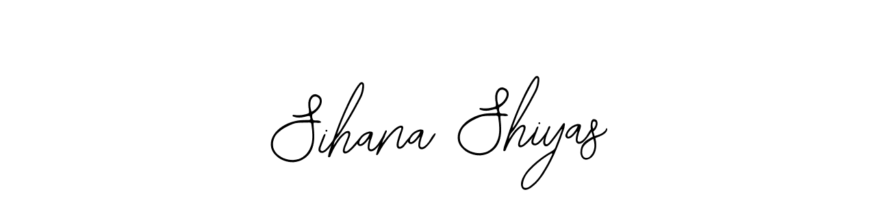 Sihana Shiyas stylish signature style. Best Handwritten Sign (Bearetta-2O07w) for my name. Handwritten Signature Collection Ideas for my name Sihana Shiyas. Sihana Shiyas signature style 12 images and pictures png