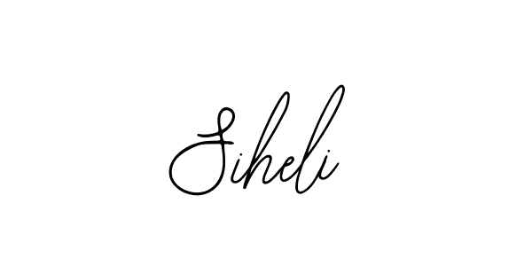 Bearetta-2O07w is a professional signature style that is perfect for those who want to add a touch of class to their signature. It is also a great choice for those who want to make their signature more unique. Get Siheli name to fancy signature for free. Siheli signature style 12 images and pictures png