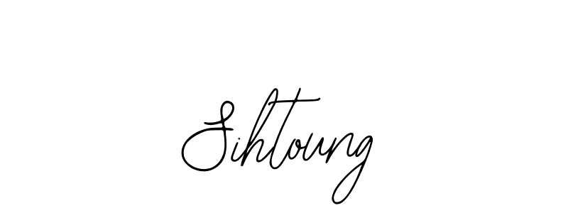 How to make Sihtoung name signature. Use Bearetta-2O07w style for creating short signs online. This is the latest handwritten sign. Sihtoung signature style 12 images and pictures png