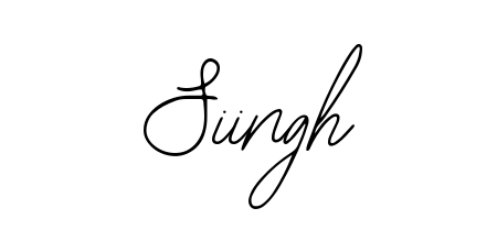 A sleek calligraphic signature for name Siingh utilizing Bearetta-2O07w styling. Great for adding personal signatures to photos and art. Siingh signature style 12 images and pictures png