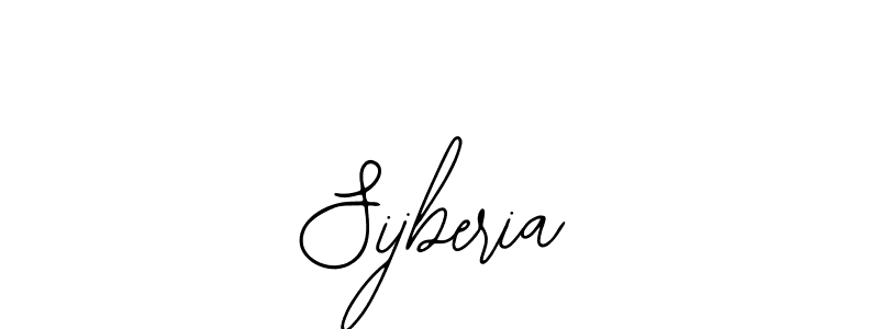 How to make Sijberia signature? Bearetta-2O07w is a professional autograph style. Create handwritten signature for Sijberia name. Sijberia signature style 12 images and pictures png