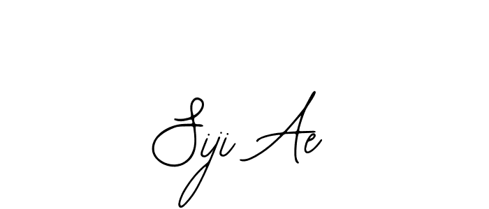 Design your own signature with our free online signature maker. With this signature software, you can create a handwritten (Bearetta-2O07w) signature for name Siji Ae. Siji Ae signature style 12 images and pictures png