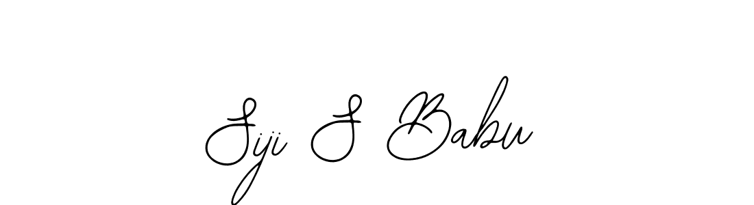 Make a short Siji S Babu signature style. Manage your documents anywhere anytime using Bearetta-2O07w. Create and add eSignatures, submit forms, share and send files easily. Siji S Babu signature style 12 images and pictures png