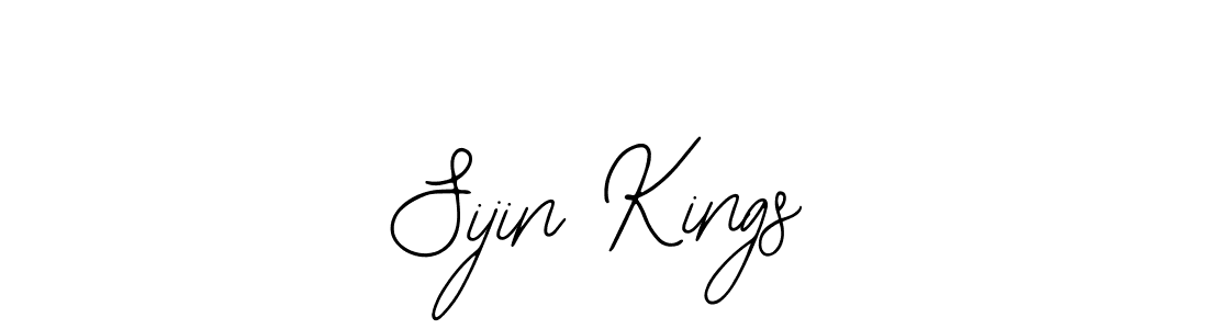 The best way (Bearetta-2O07w) to make a short signature is to pick only two or three words in your name. The name Sijin Kings include a total of six letters. For converting this name. Sijin Kings signature style 12 images and pictures png