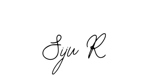 You should practise on your own different ways (Bearetta-2O07w) to write your name (Siju R) in signature. don't let someone else do it for you. Siju R signature style 12 images and pictures png