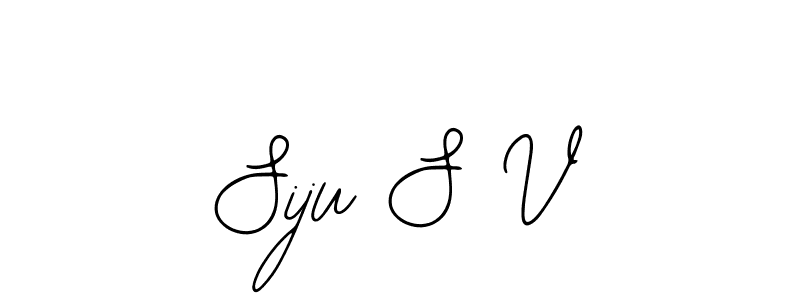 Best and Professional Signature Style for Siju S V. Bearetta-2O07w Best Signature Style Collection. Siju S V signature style 12 images and pictures png