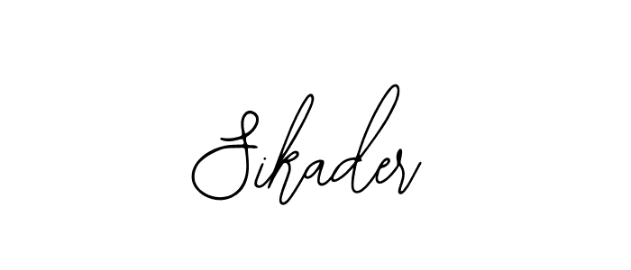 if you are searching for the best signature style for your name Sikader. so please give up your signature search. here we have designed multiple signature styles  using Bearetta-2O07w. Sikader signature style 12 images and pictures png