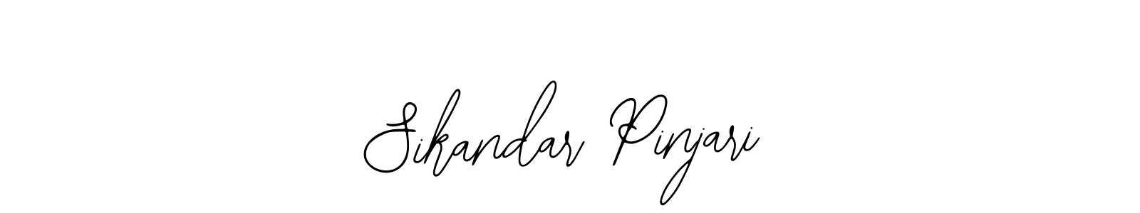 How to make Sikandar Pinjari name signature. Use Bearetta-2O07w style for creating short signs online. This is the latest handwritten sign. Sikandar Pinjari signature style 12 images and pictures png