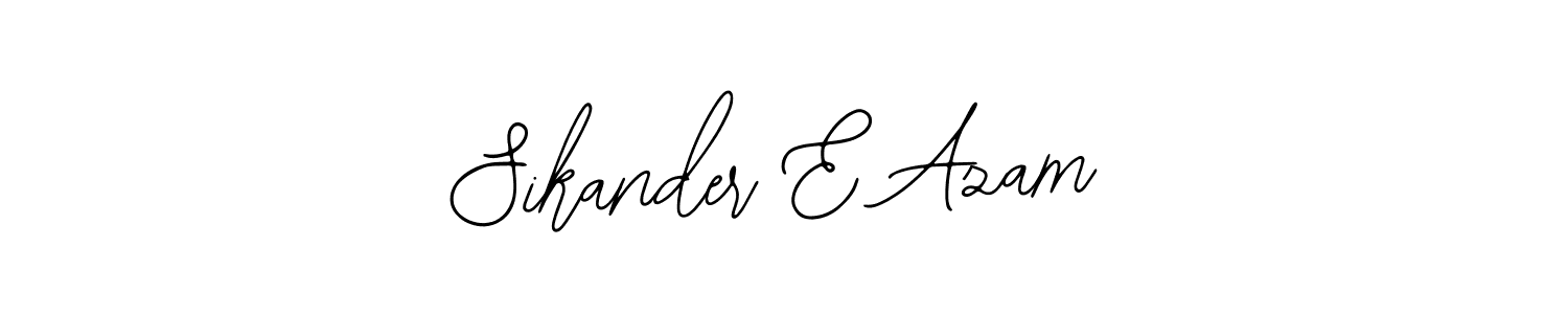 Also we have Sikander E Azam name is the best signature style. Create professional handwritten signature collection using Bearetta-2O07w autograph style. Sikander E Azam signature style 12 images and pictures png