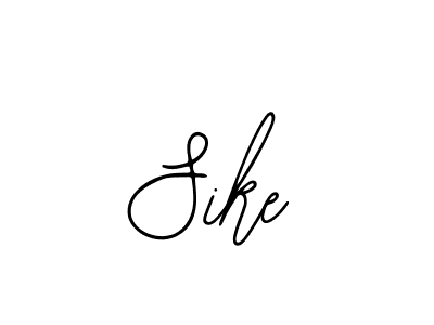 You should practise on your own different ways (Bearetta-2O07w) to write your name (Sike) in signature. don't let someone else do it for you. Sike signature style 12 images and pictures png