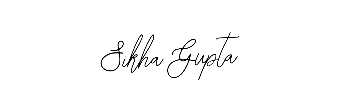 Sikha Gupta stylish signature style. Best Handwritten Sign (Bearetta-2O07w) for my name. Handwritten Signature Collection Ideas for my name Sikha Gupta. Sikha Gupta signature style 12 images and pictures png