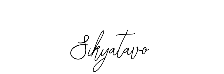 It looks lik you need a new signature style for name Sikyatavo. Design unique handwritten (Bearetta-2O07w) signature with our free signature maker in just a few clicks. Sikyatavo signature style 12 images and pictures png