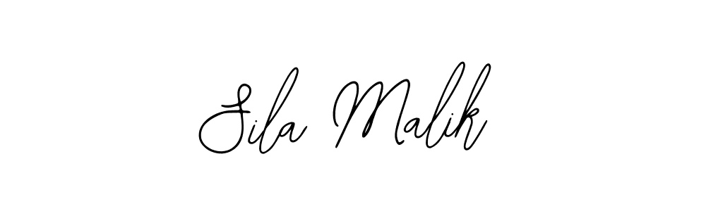 You should practise on your own different ways (Bearetta-2O07w) to write your name (Sila Malik) in signature. don't let someone else do it for you. Sila Malik signature style 12 images and pictures png