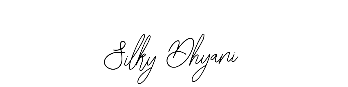 Create a beautiful signature design for name Silky Dhyani. With this signature (Bearetta-2O07w) fonts, you can make a handwritten signature for free. Silky Dhyani signature style 12 images and pictures png