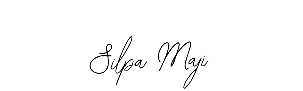 The best way (Bearetta-2O07w) to make a short signature is to pick only two or three words in your name. The name Silpa Maji include a total of six letters. For converting this name. Silpa Maji signature style 12 images and pictures png