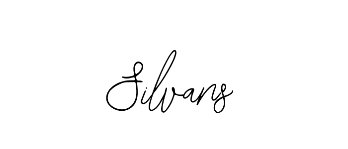 Similarly Bearetta-2O07w is the best handwritten signature design. Signature creator online .You can use it as an online autograph creator for name Silvans. Silvans signature style 12 images and pictures png