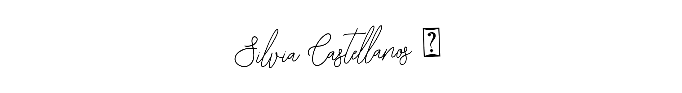 Similarly Bearetta-2O07w is the best handwritten signature design. Signature creator online .You can use it as an online autograph creator for name Silvia Castellanos ♡. Silvia Castellanos ♡ signature style 12 images and pictures png