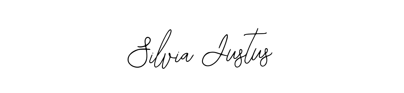 Best and Professional Signature Style for Silvia Justus. Bearetta-2O07w Best Signature Style Collection. Silvia Justus signature style 12 images and pictures png