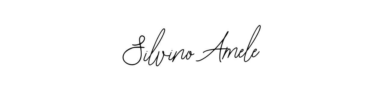 Make a beautiful signature design for name Silvino Amele. Use this online signature maker to create a handwritten signature for free. Silvino Amele signature style 12 images and pictures png