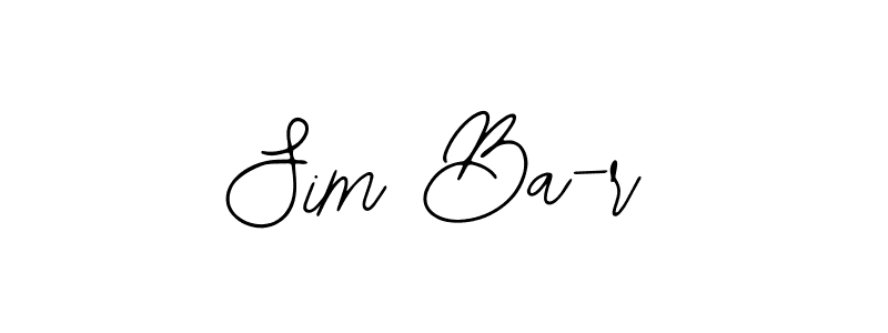 Bearetta-2O07w is a professional signature style that is perfect for those who want to add a touch of class to their signature. It is also a great choice for those who want to make their signature more unique. Get Sim Ba-r name to fancy signature for free. Sim Ba-r signature style 12 images and pictures png
