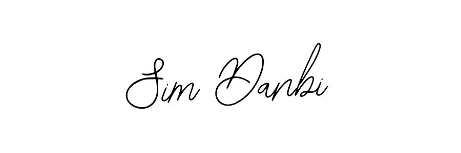 Create a beautiful signature design for name Sim Danbi. With this signature (Bearetta-2O07w) fonts, you can make a handwritten signature for free. Sim Danbi signature style 12 images and pictures png