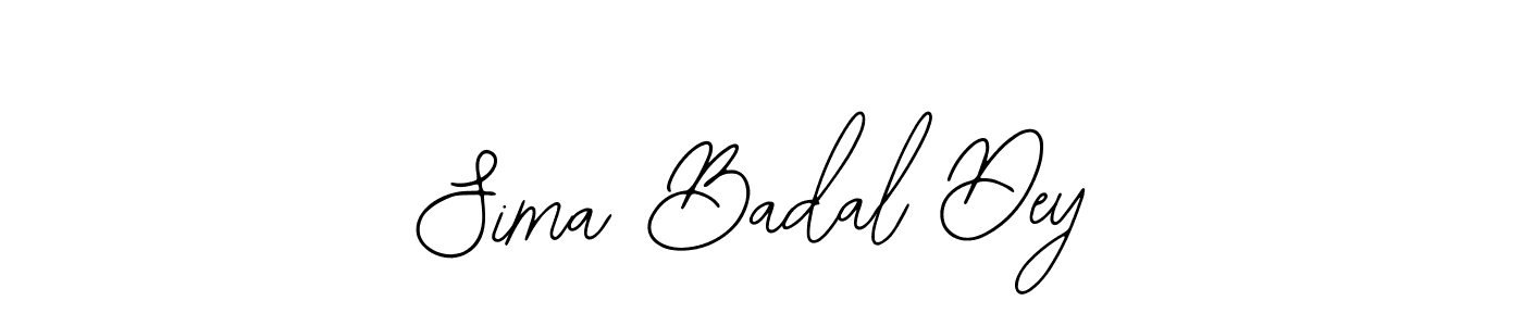 Make a short Sima Badal Dey signature style. Manage your documents anywhere anytime using Bearetta-2O07w. Create and add eSignatures, submit forms, share and send files easily. Sima Badal Dey signature style 12 images and pictures png