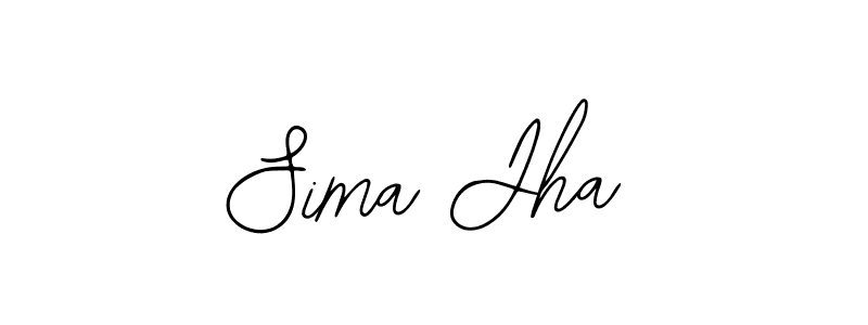 Design your own signature with our free online signature maker. With this signature software, you can create a handwritten (Bearetta-2O07w) signature for name Sima Jha. Sima Jha signature style 12 images and pictures png