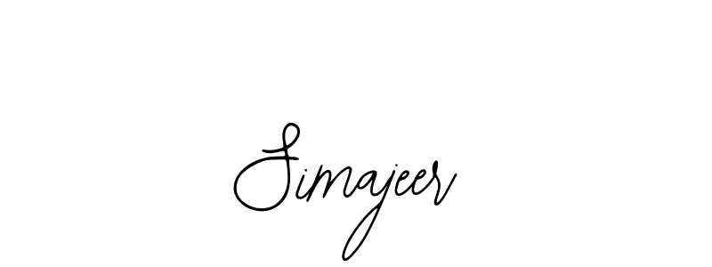 Design your own signature with our free online signature maker. With this signature software, you can create a handwritten (Bearetta-2O07w) signature for name Simajeer. Simajeer signature style 12 images and pictures png