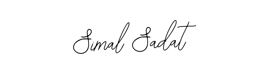Once you've used our free online signature maker to create your best signature Bearetta-2O07w style, it's time to enjoy all of the benefits that Simal Sadat name signing documents. Simal Sadat signature style 12 images and pictures png